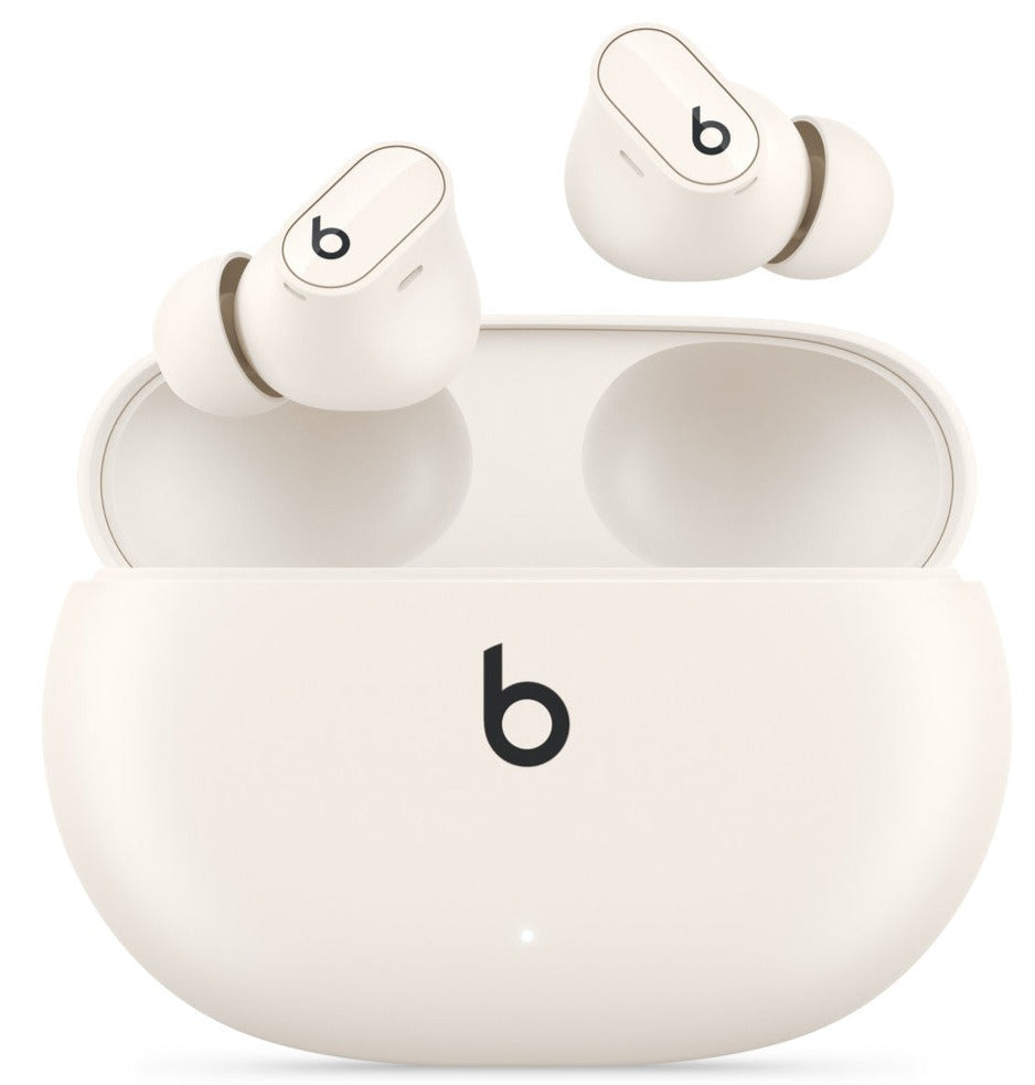 Beats Studio Buds 2nd Gen True Wireless Earbuds - Active Noise Cancelling, Bluetooth 5.2, Sweat Resistant, 24H Battery (Ivory) | Perfect for Workouts, Commuting & Travel