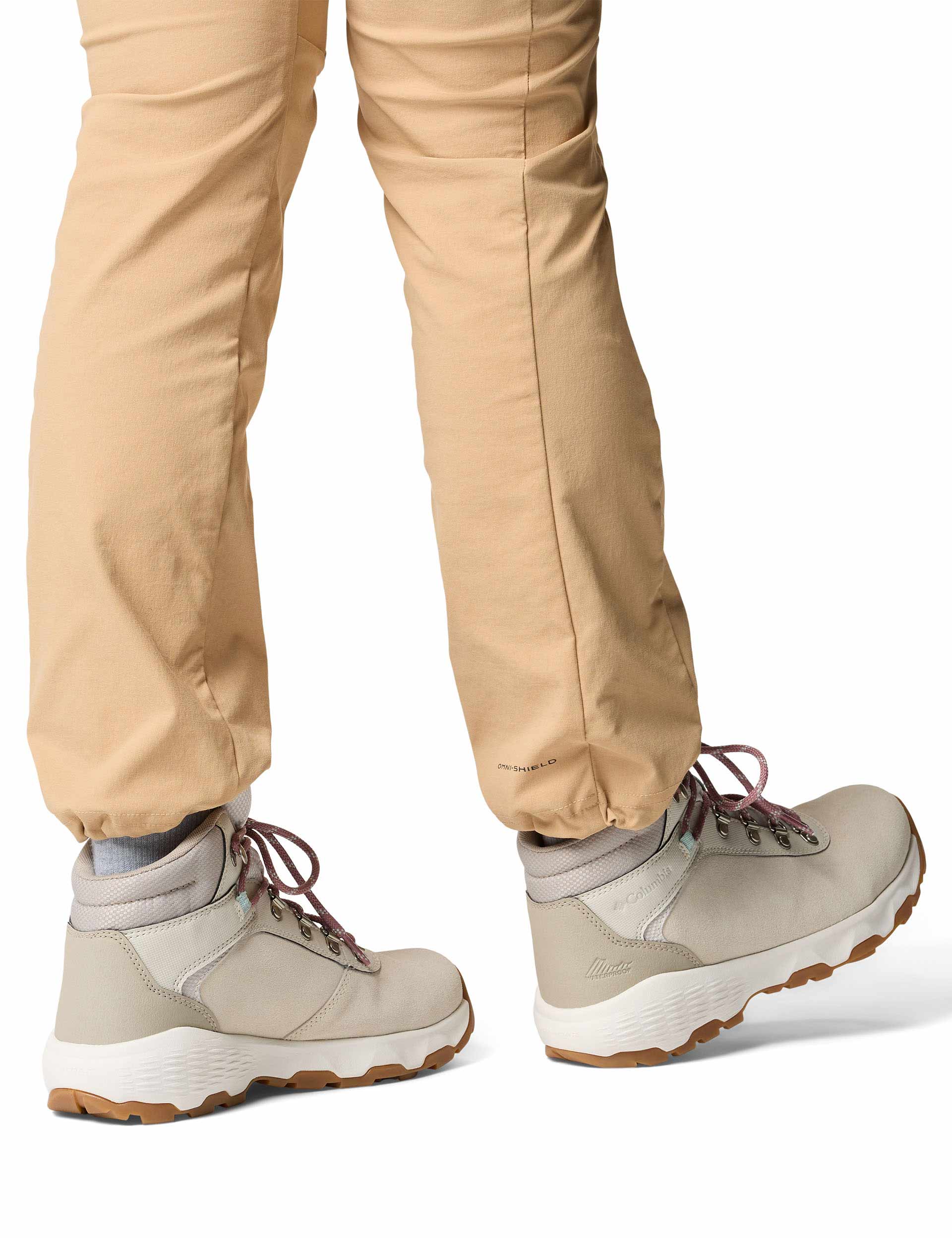 Newton Wander Waterproof Hiking Boots for Men & Women - Lightweight Comfortable Outdoor Trekking Shoes - Cloud Grey/Cool Green - Perfect for Hiking, Camping, and Trail Adventures
