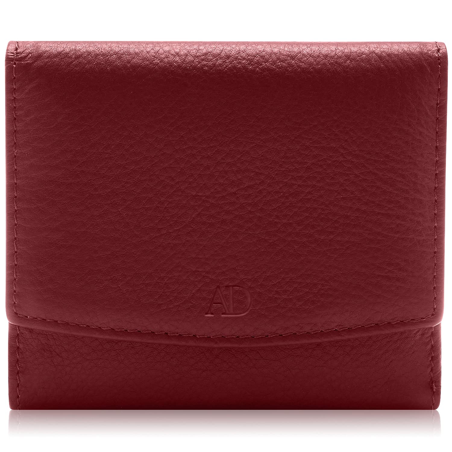 Genuine Leather Small Wallets for Women - Slim RFID Blocking Credit Card Holder with Coin Pocket | Perfect for Everyday Use, Travel & Holiday Gifts