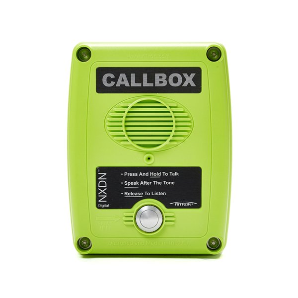 Ritron RQX 417NX UHF (450-470MHz) NXDN Digital/Analog Two-Way Radio Callbox with Relay - Ideal for Security, Construction Sites & Industrial Communication