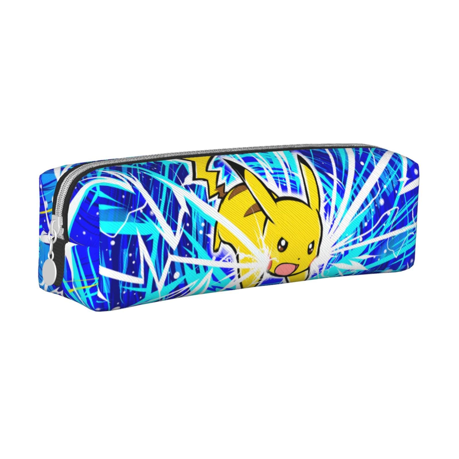 Anime-Themed Zippered Pen Case & Makeup Bag - Durable Portable Pencil Pouch for School, Office, Travel - Multi-Purpose Storage Organizer for Stationery, Cosmetics & Toiletries - Perfect for Students, Professionals & Anime Fans