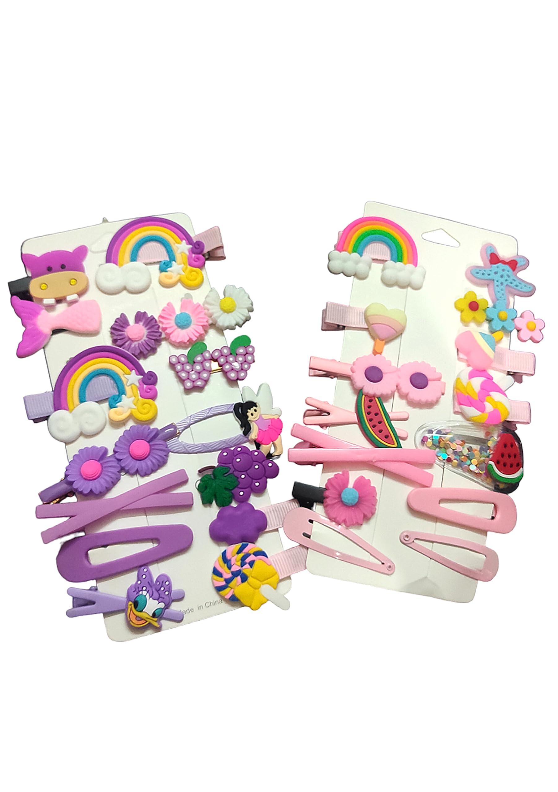 28 Pcs Unicorn Hair Clips Set for Girls - Cute Baby Hair Barrettes & Toddler Hair Accessories (Pink & Purple) - Perfect for Birthday Gifts, School, Parties & Daily Hair Styling