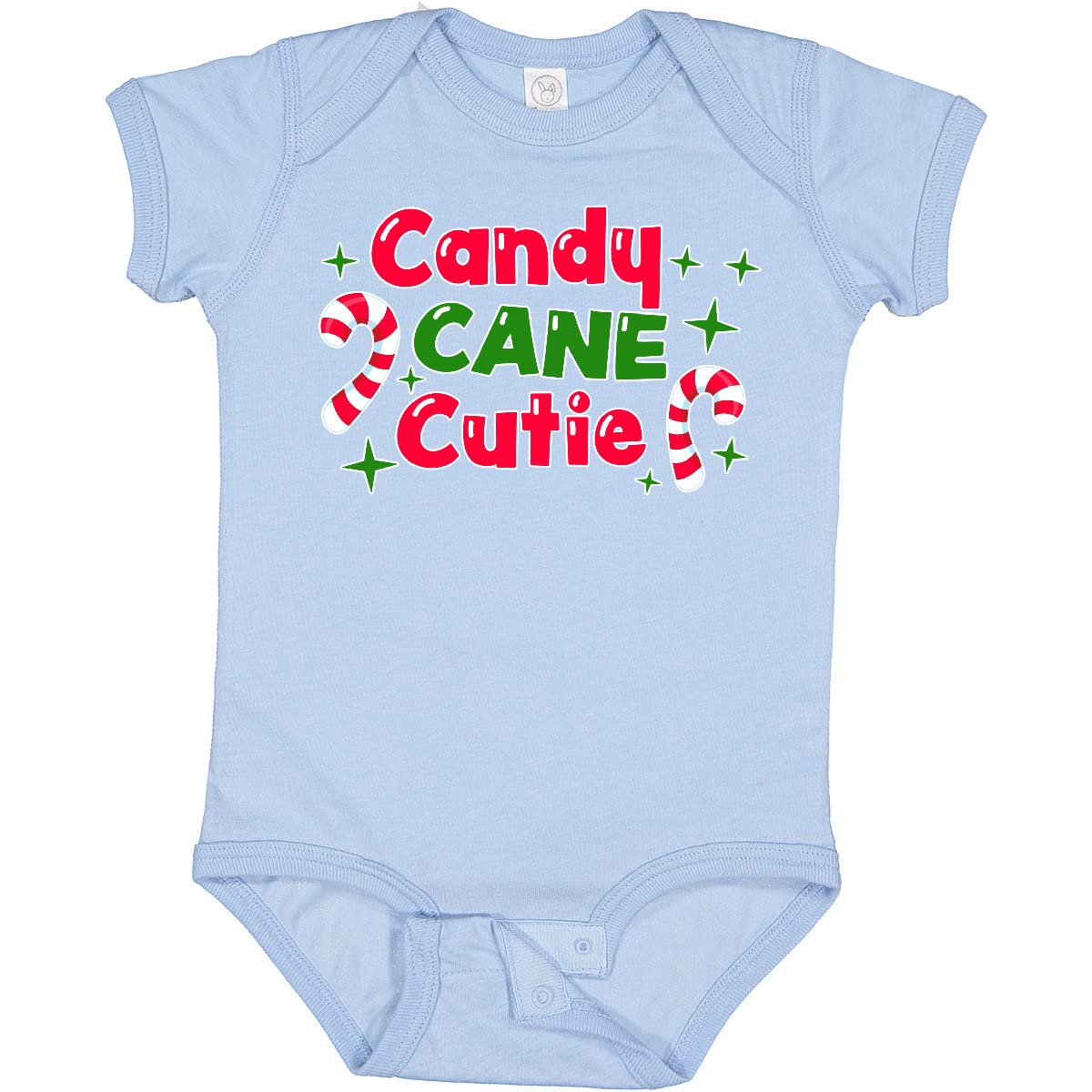 Inktastic Christmas Candy Cane Cutie Baby Bodysuit - Festive Holiday Outfit for Infants & Toddlers - Perfect for Christmas Photos, Family Gatherings & Holiday Parties