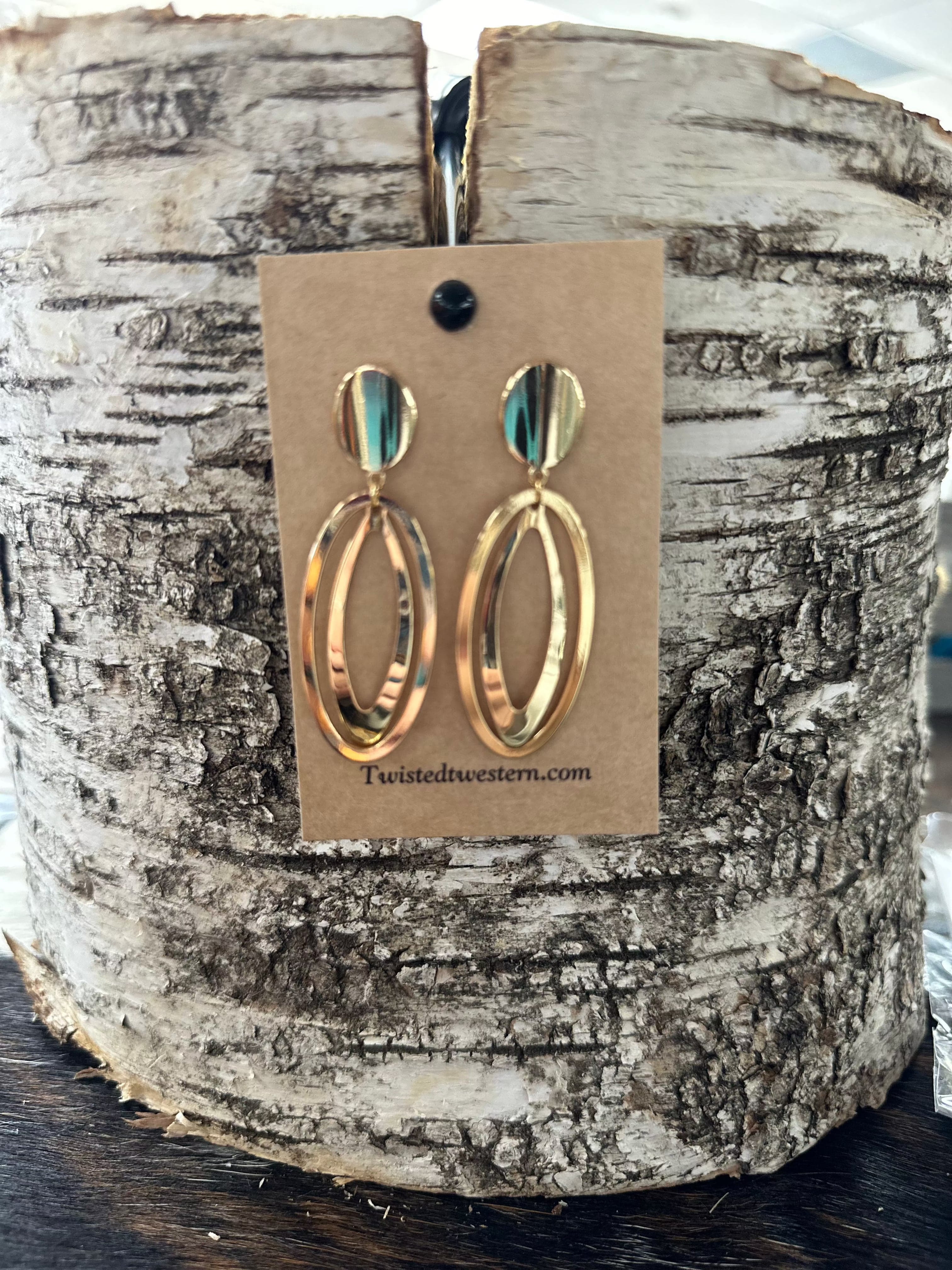 14K Gold Double Teardrop Earrings for Women - Elegant Dangle Drop Earrings for Party, Wedding & Everyday Wear