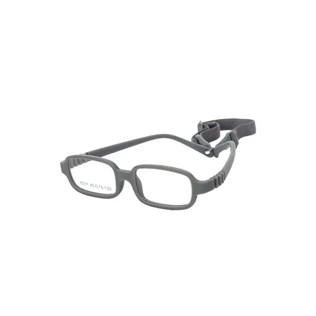 Unbreakable Flexible Kids Glasses with Adjustable Strap for Ages 3-5 Years - 6031 - Perfect for Playtime, Sports & Active Toddlers