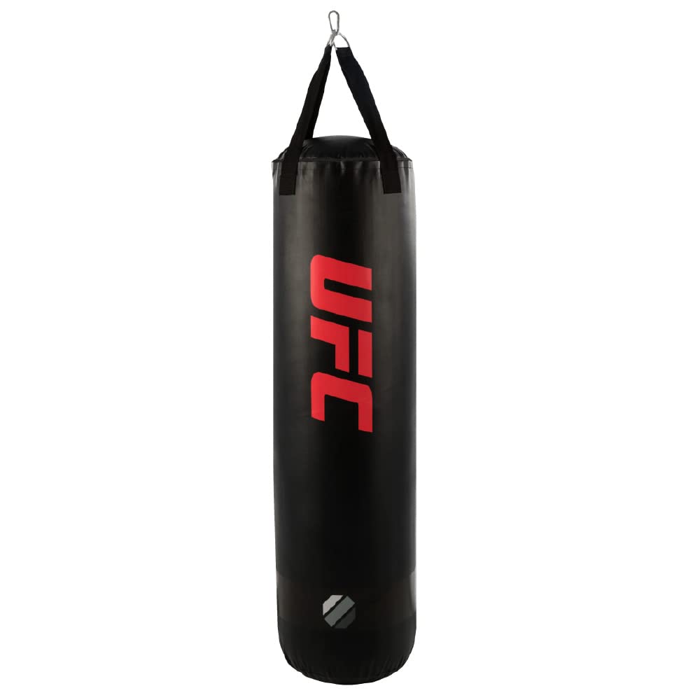 UFC Standard 70lb Heavy Punching Bag - Black MMA & Boxing Training Equipment for Home Gym, Martial Arts, Kickboxing & Fitness Workouts