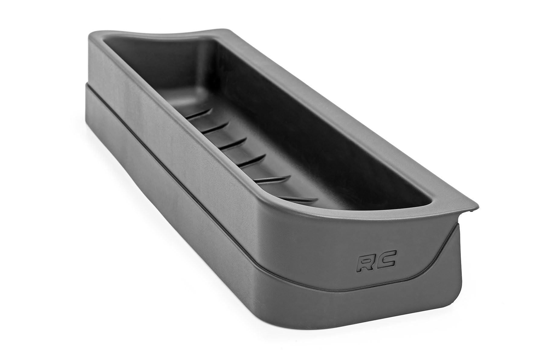 Rough Country Black Rear Under Seat Storage Box for 2015-2023 Ford F-150 Trucks | RC09281A | Custom-Fit Vehicle Organization Solution for Tools, Gear & Emergency Supplies