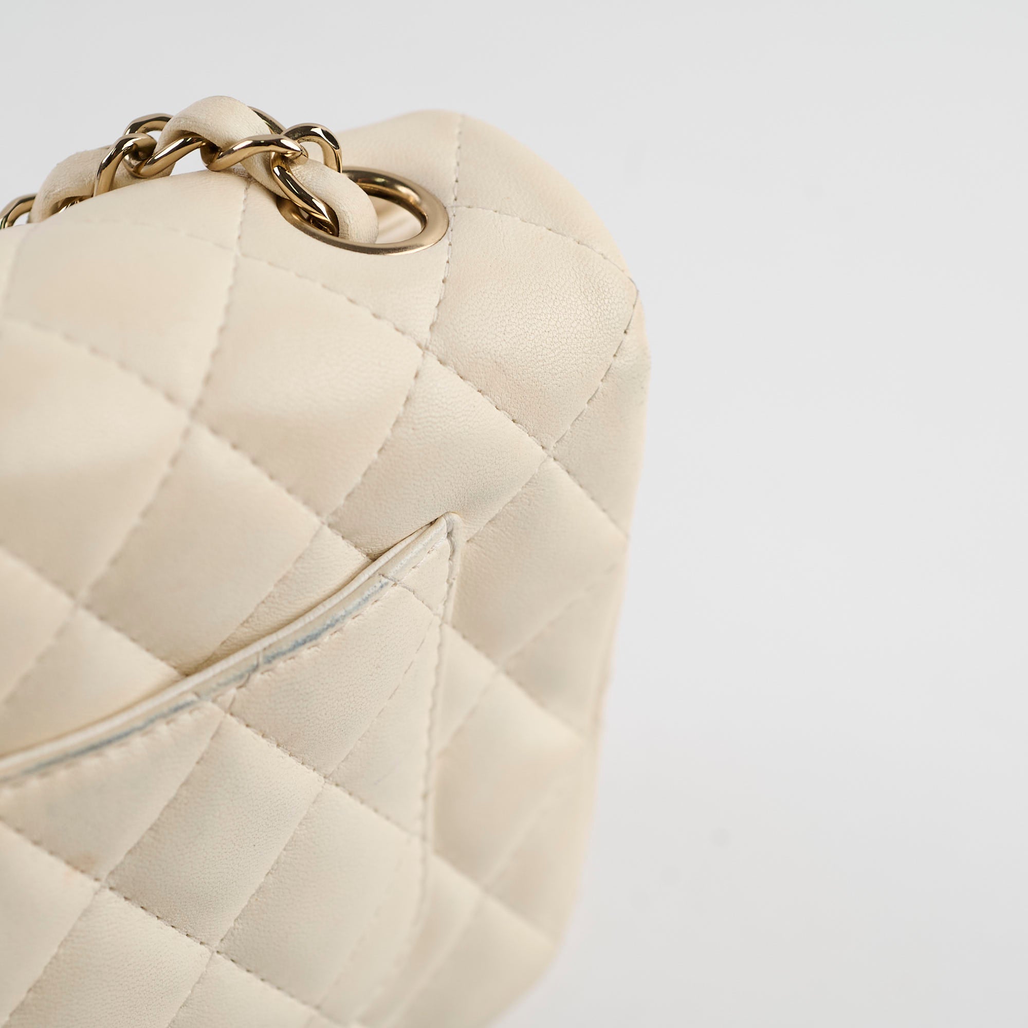 Chanel Mini Rectangular Cream Lambskin Crossbody Bag with Microchip - Luxury Designer Handbag for Women, Perfect for Parties, Dating & Everyday Use