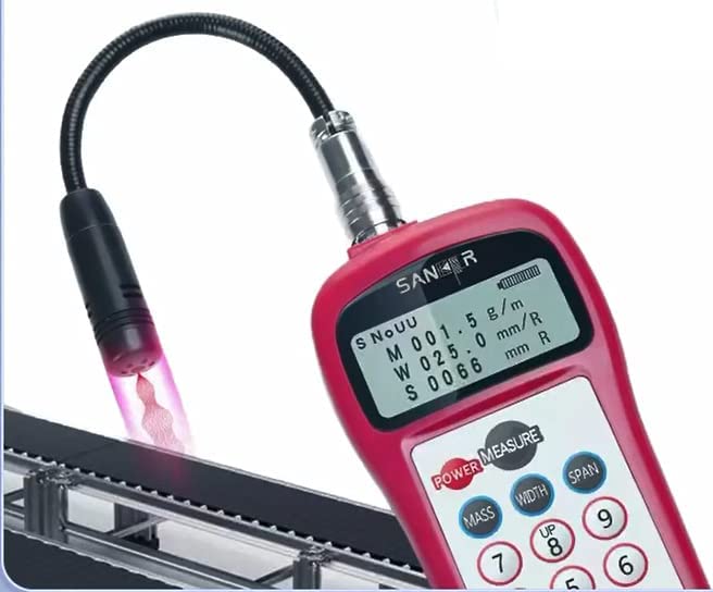 Sonic Belt Tension Meter - Digital Acoustic Belt Tension Tester for V-Belt, Fabric Covered Belt, Toothed Edge Belt, Multi-Vinged Belt & Power Transmission Belts | Industrial Maintenance & Automotive Repair Tool