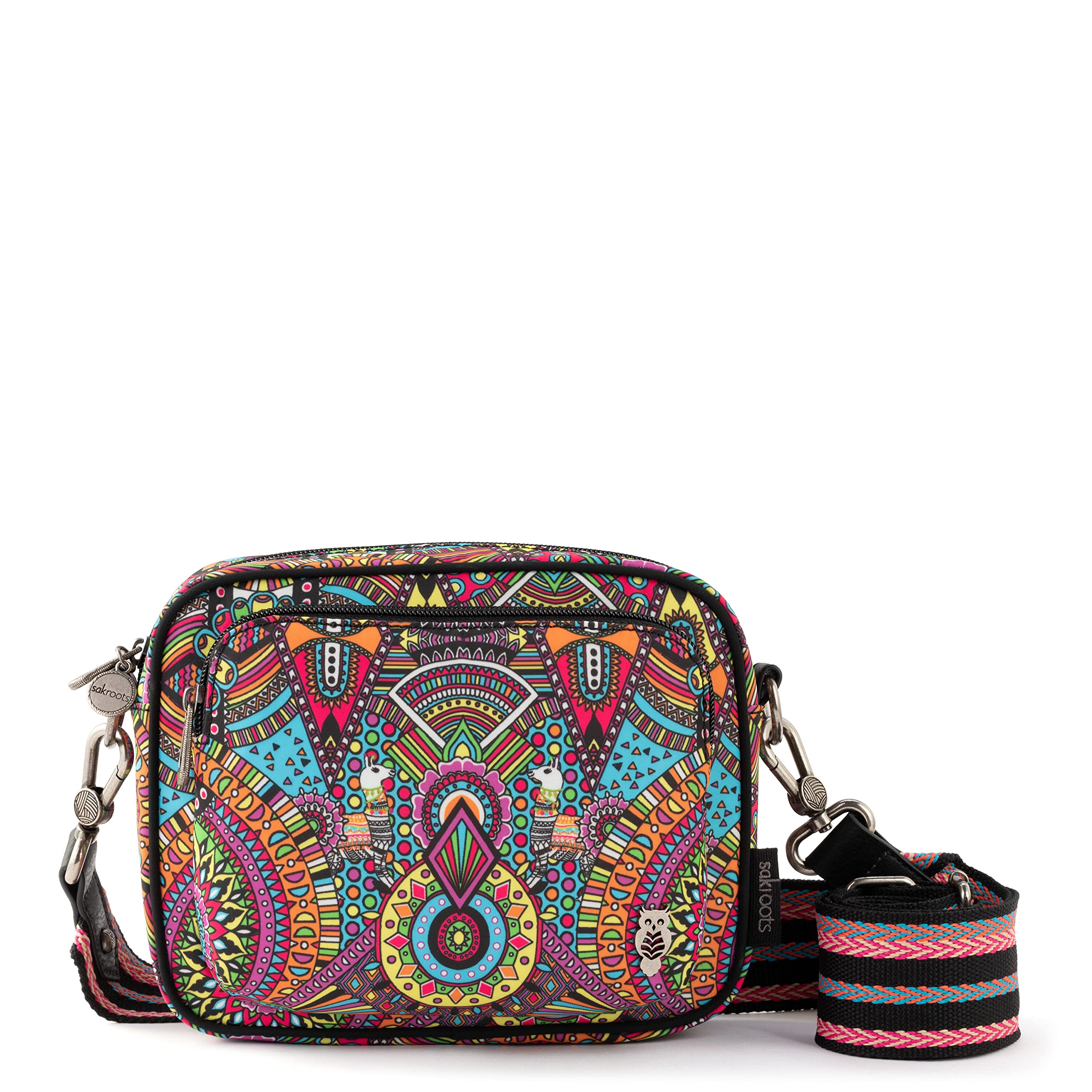Sakroots Westwood Crossbody Bag - Eco-Friendly Repreve Ecotwill Fabric - Perfect for Travel, Work & Everyday Use