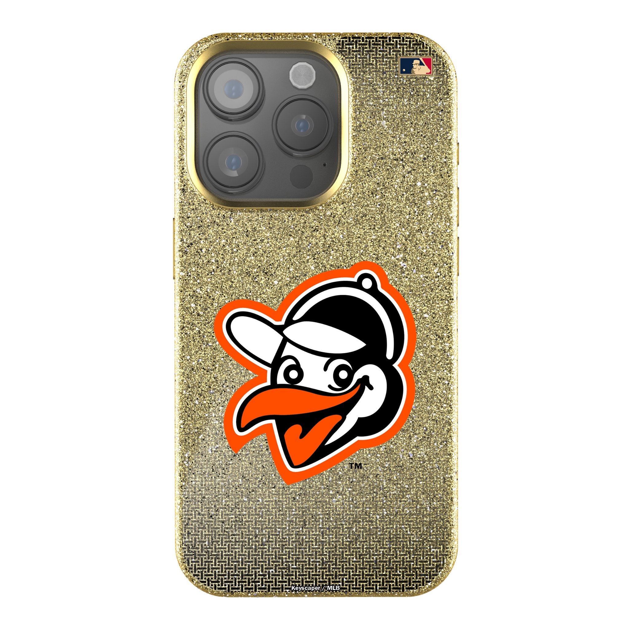 Baltimore Orioles 1955 Cooperstown Collection Linen Bling Phone Case for Apple iPhone - Vintage Baseball Team Design for Fans & Collectors - Perfect for Game Days & Showcasing Team Pride