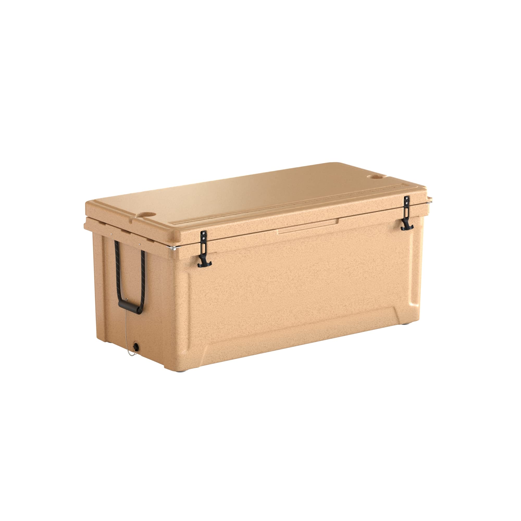 Krollen Industrial 170 Qt. Rotomolded Extreme Outdoor Cooler - Heavy Duty Ice Chest for Camping, Fishing, Hunting & Beach Trips - Leakproof & Bear-Resistant Cooler Box
