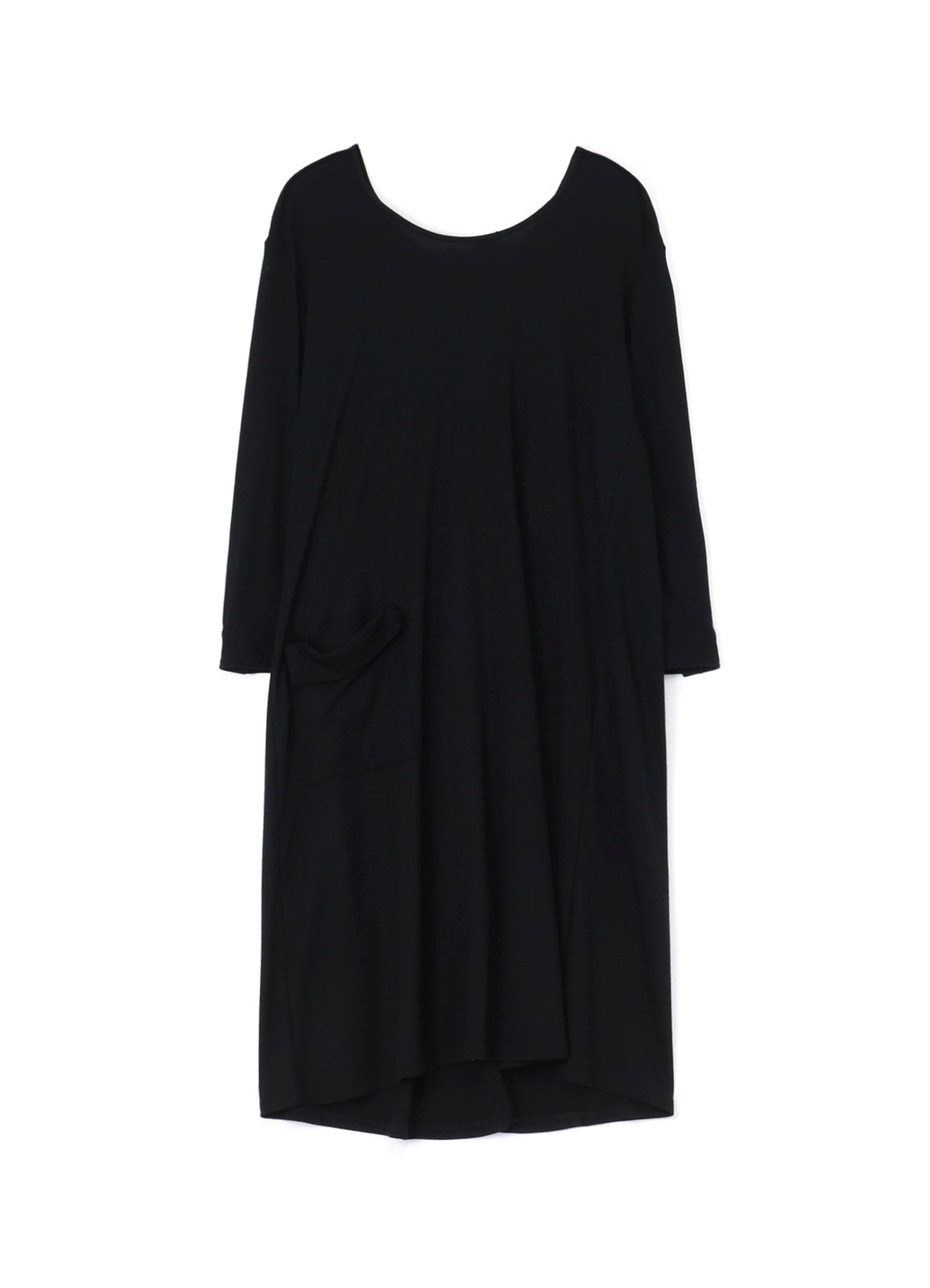 1/60 LUMINARY Wool Backside Opened Shirt Dress - Elegant Office Wear & Casual Chic Outfit for Women