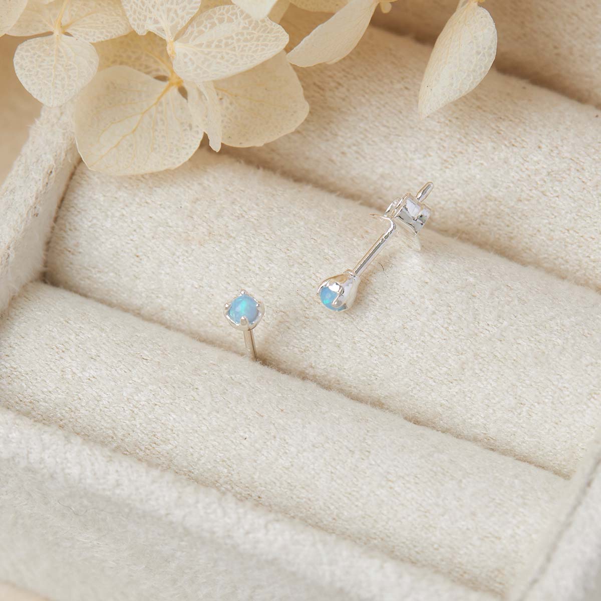 Exquisite Opaline Stud Earrings - Elegant & Dainty Jewelry for Women | Perfect for Everyday Wear, Parties & Special Occasions