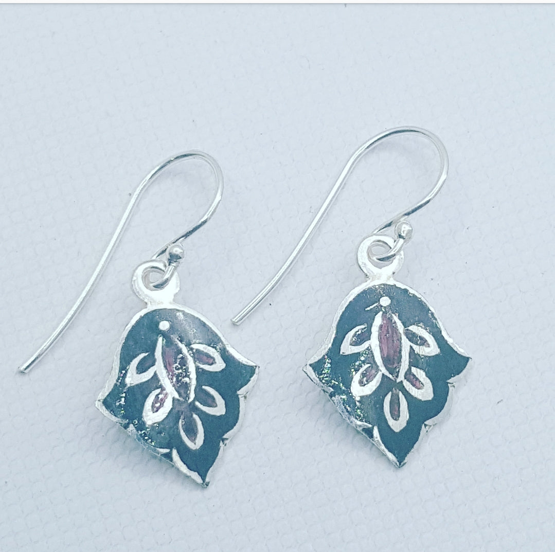 Exquisite Meenakari Enamel Drop Earrings - Handcrafted Indian Jewelry for Women - Perfect for Weddings, Parties & Special Occasions