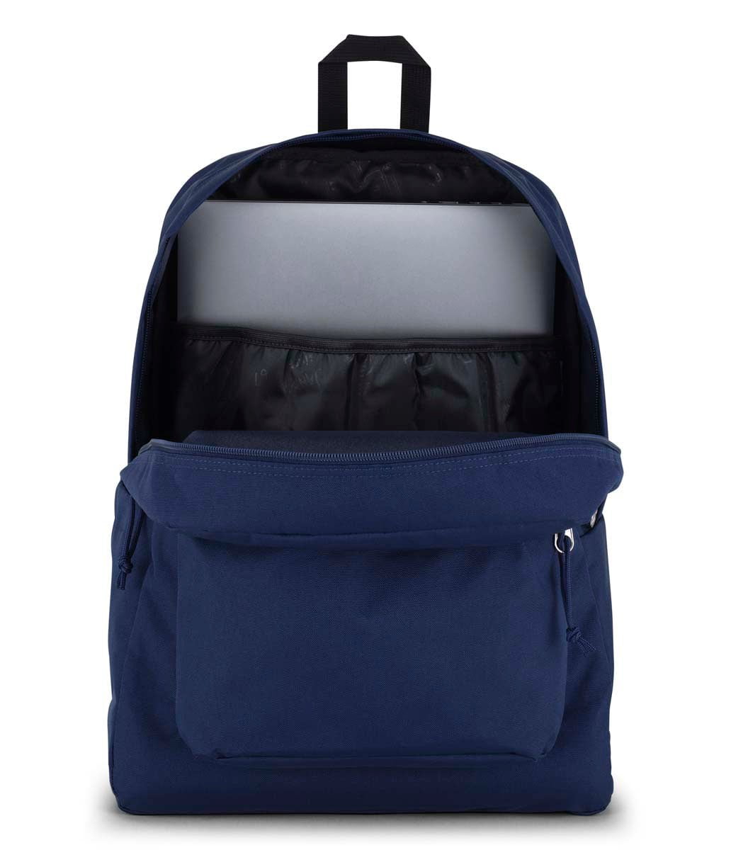 JanSport SuperBreak Plus Backpack - Lightweight Laptop Backpack for School & Travel, Navy Blue | Durable College Backpack with 15
