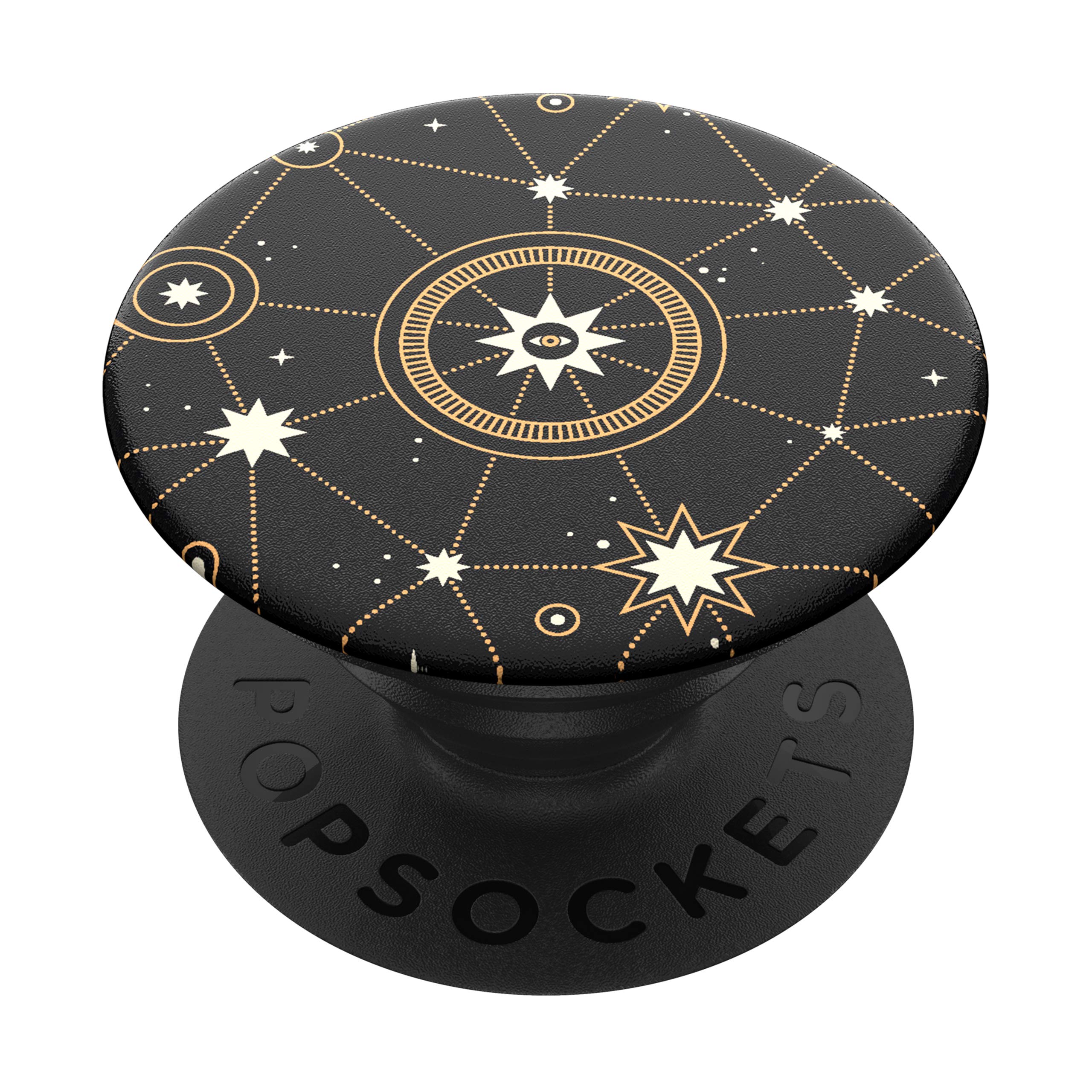 PopSockets PopGrip: Expandable Phone Grip & Stand with Interchangeable Top - Star Chart Design for Secure Phone Holding, Perfect for Selfies, Video Calls & Hands-Free Viewing