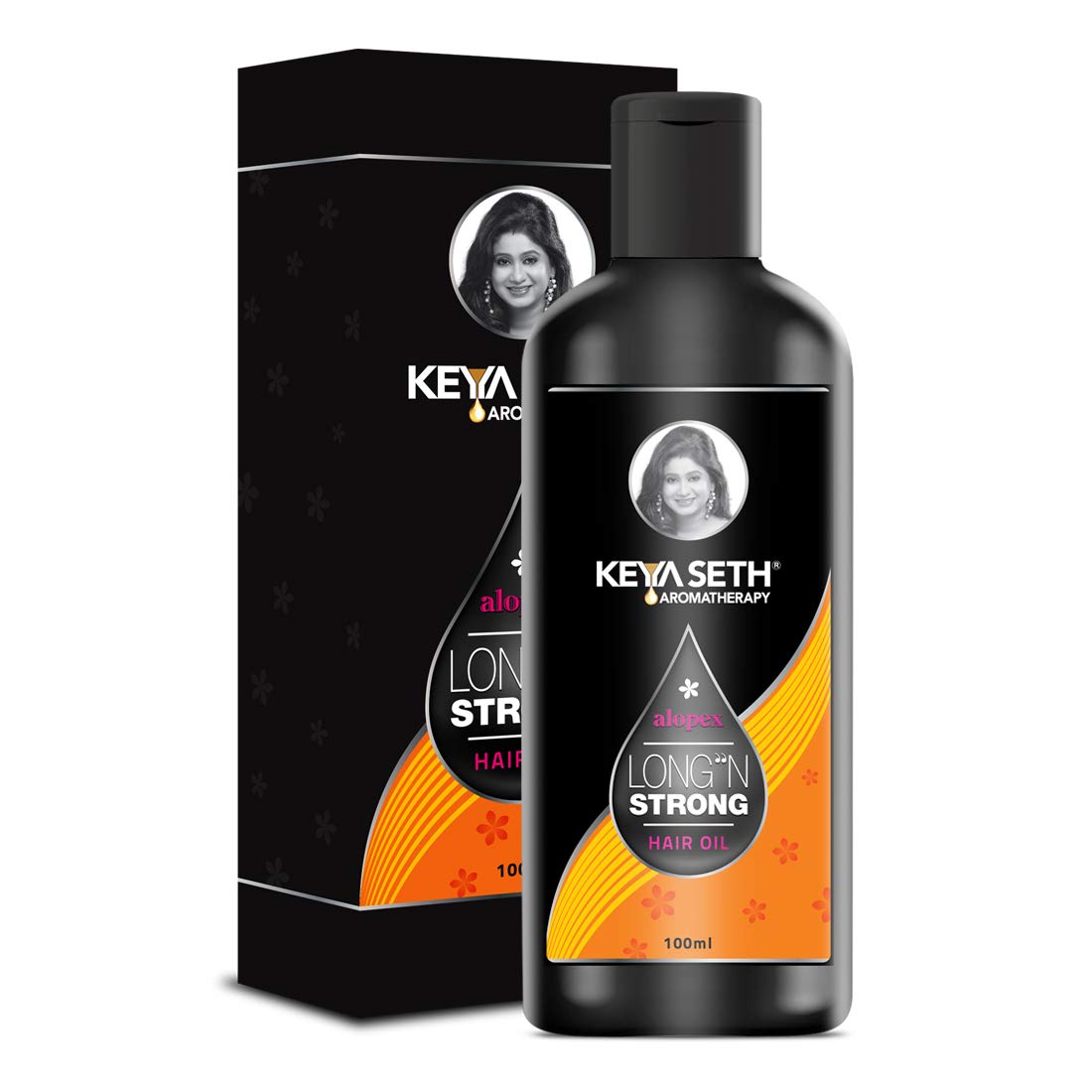 Keya Seth Aromatherapy Alopex Long N Strong Hair Oil with Rosemary & Tea Tree Oil - 100ml Natural Hair Growth Treatment for Thinning Hair, Reduces Hair Fall & Nourishes Scalp - Perfect for Daily Hair Care & Styling Routine