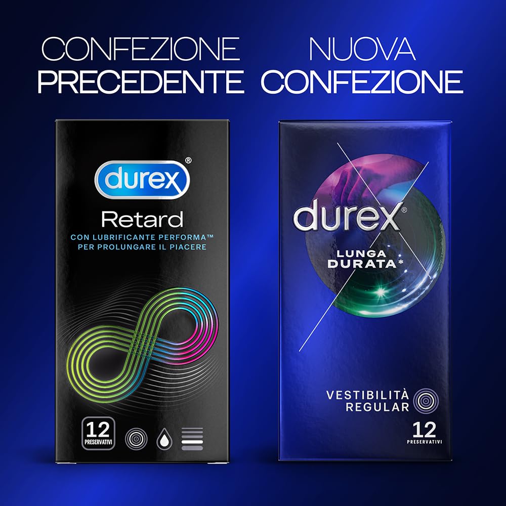 Durex Performa Delay Condoms, Extra Large Size, 30 Count - Amazon Exclusive | Long-Lasting Protection for Enhanced Intimacy & Pleasure