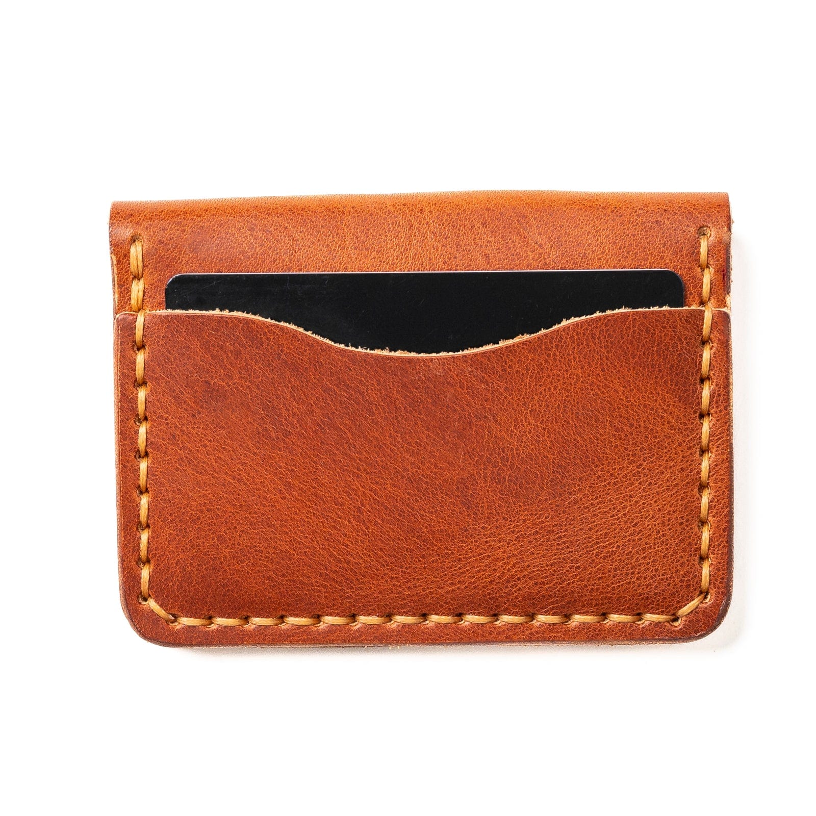 Genuine Leather 5 Card Holder Wallet - Slim RFID Blocking Minimalist Wallet for Men & Women - Perfect for Everyday Use, Travel, and Business