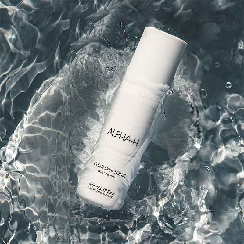 Alpha H Clear Skin Tonic with 2% BHA Salicylic Acid - Exfoliating Facial Toner for Acne & Blackheads | Perfect for Oily & Combination Skin Care Routine