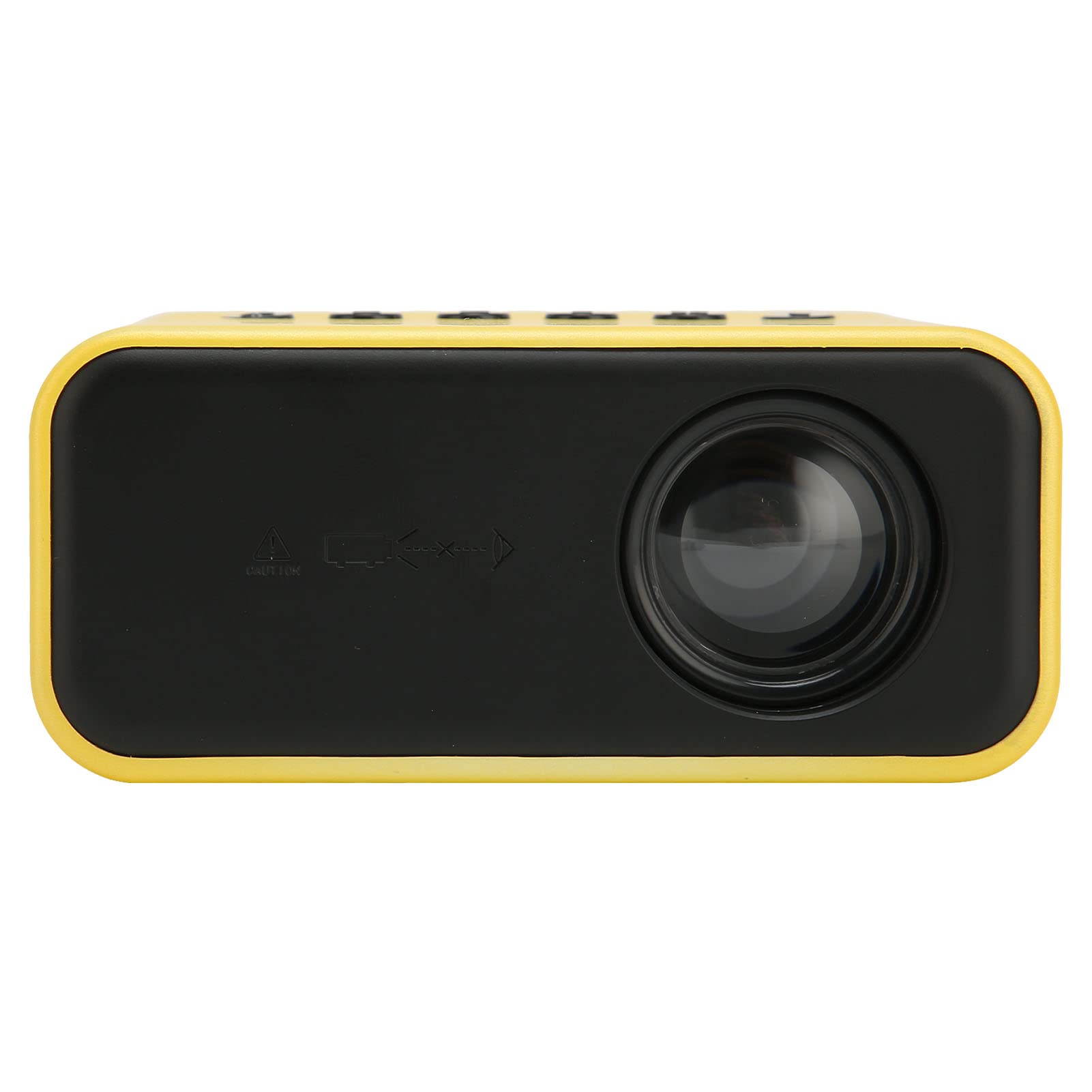 RajoNN Mini Portable LED Projector - 1080P HD Movie Projector for Laptop, Home Theater & Outdoor Movies (White) | Perfect for Home Entertainment, Camping & Backyard Movie Nights