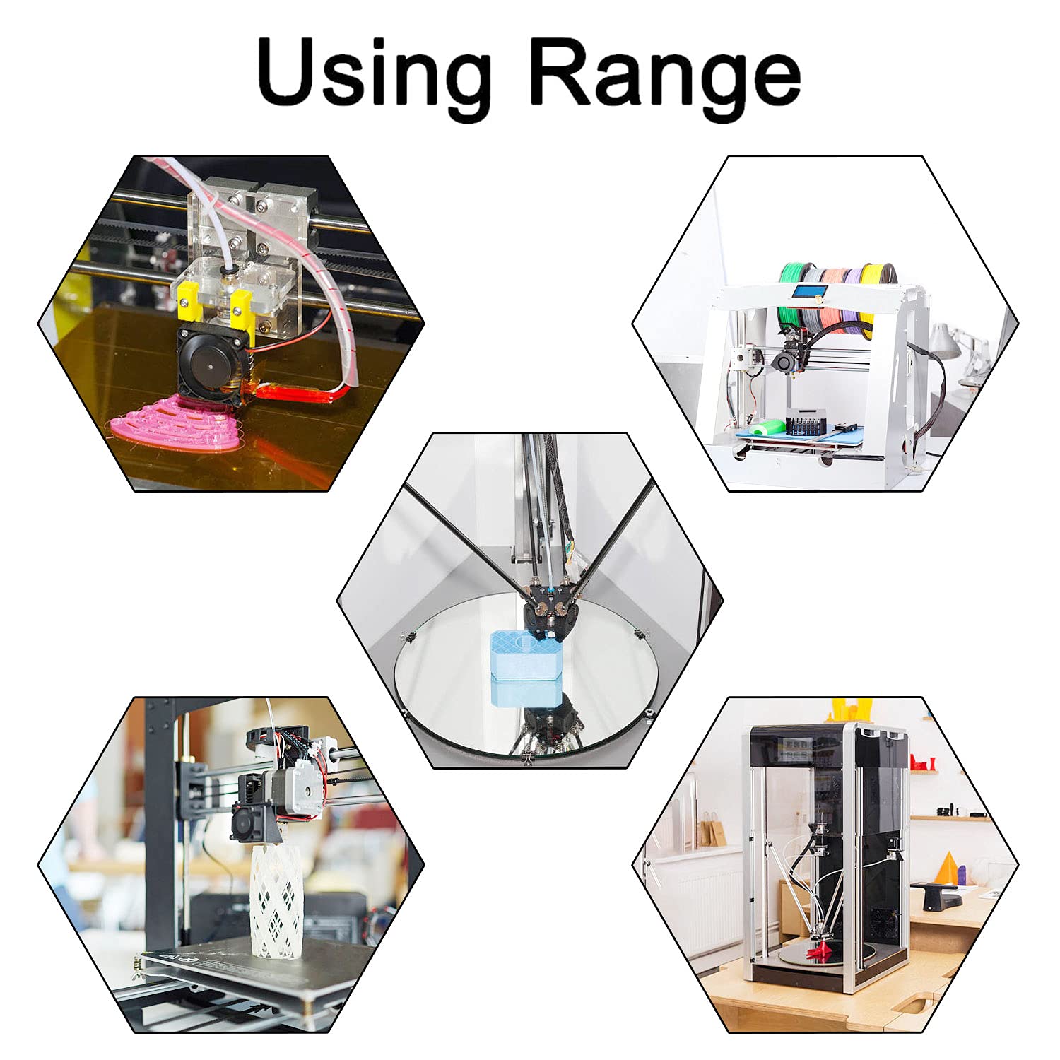 Aopin M6 1.75mm 3D Printer Nozzle Kit - 0.2mm/0.008