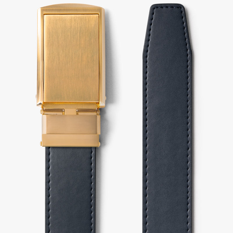 Classic Navy Blue Leather Belt for Men | Adjustable & Stylish | Perfect for Casual, Business & Formal Wear | Durable & Comfortable Everyday Accessory