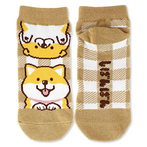 Chibanban & Muchikoro Women's Beige Ankle Socks - Comfortable Casual Low-Cut Socks for Everyday Wear, Workout, and Fashion Outfits