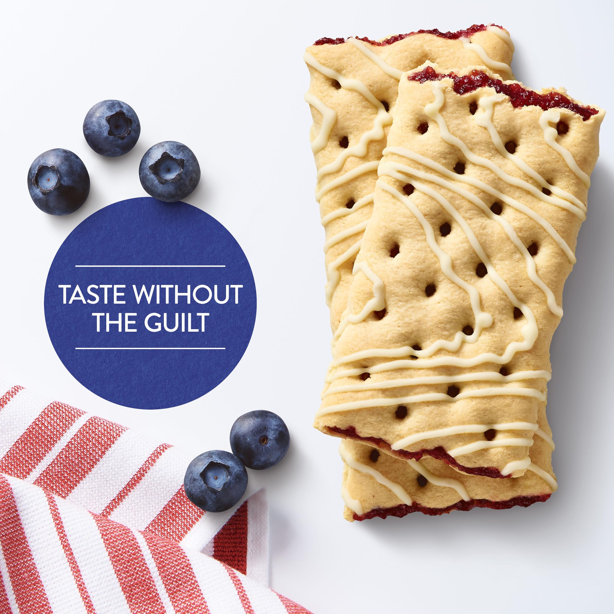 Special K Bar Pastry Crisps - 100 Calorie Blueberry Breakfast Bars (8 Boxes, 96 Count) | Healthy On-the-Go Snack for Work, School & Travel