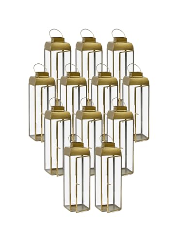 Small Gold Lantern, Set of 12