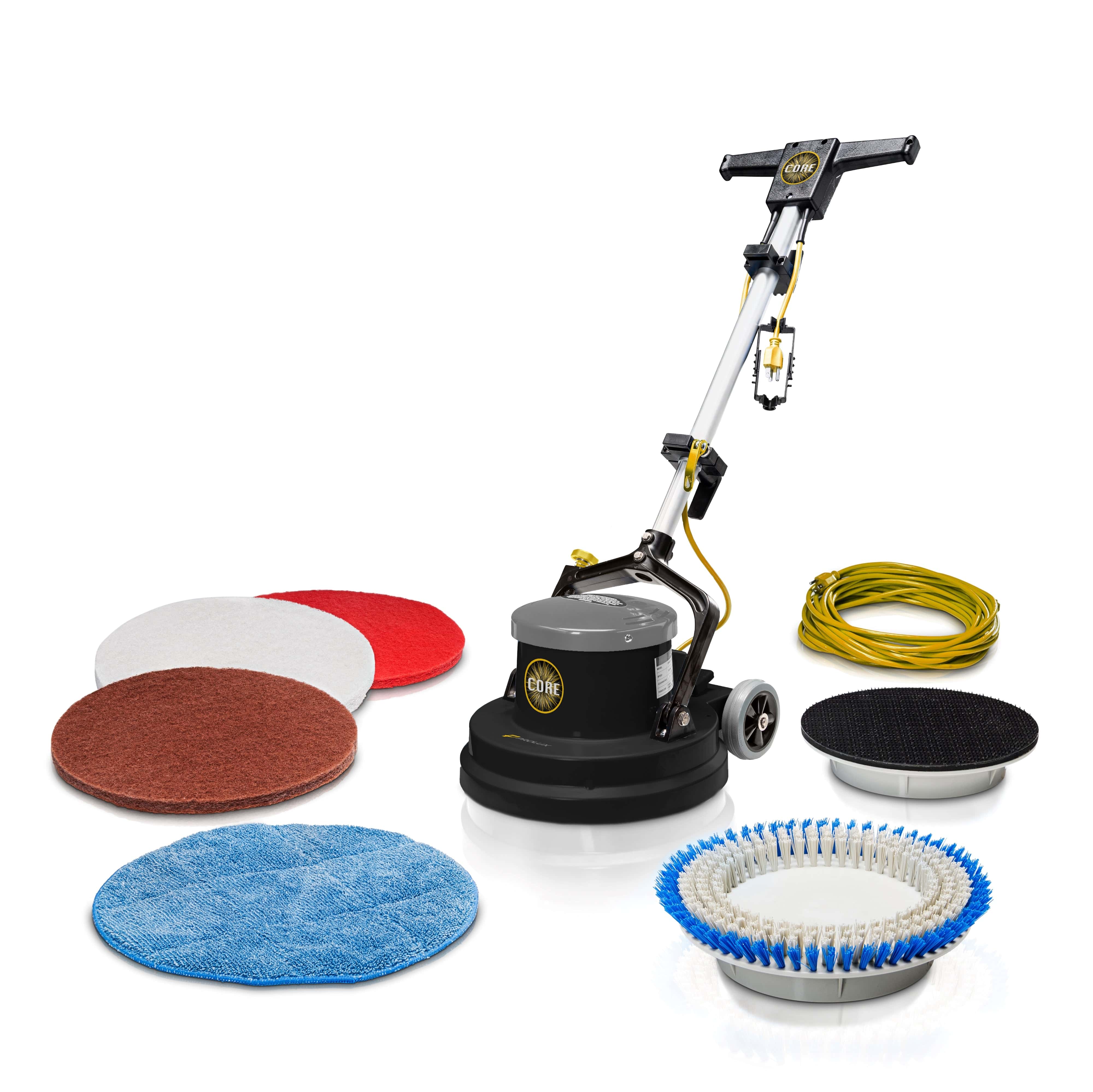 Prolux PLC15 15 Heavy-Duty Commercial Floor Buffer & Polisher Machine - Single Pad Scrubber for Hardwood, Tile & Concrete Floors - Ideal for Warehouses, Gyms & Schools