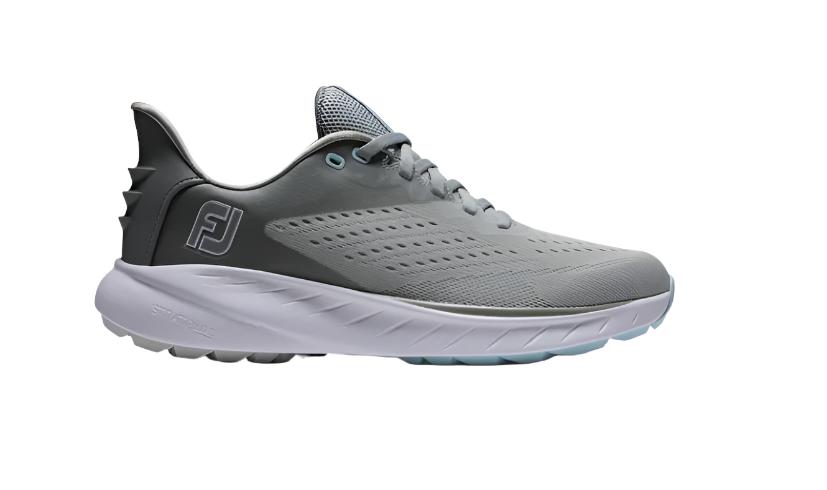 FootJoy Women's Flex XP Golf Shoes - Lightweight & Comfortable Grey Spiked Golf Shoes for Women | Perfect for Walking the Course & Enhancing Performance