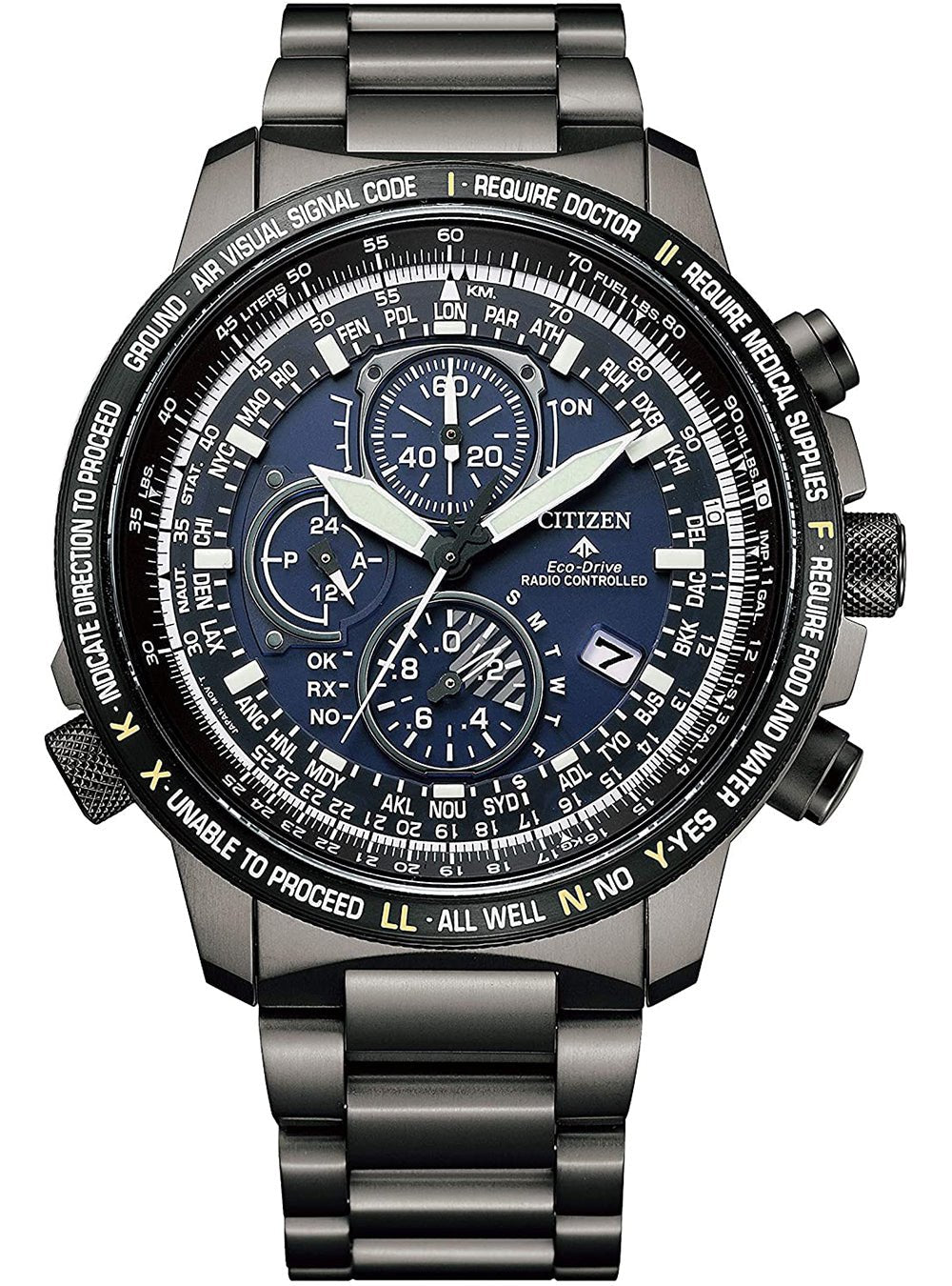 CITIZEN ProMaster Eco-Drive Radio Controlled Watch AT8195-85L - Japanese Movement, Atomic Timekeeping, Stainless Steel - Perfect for Travel, Business & Outdoor Adventures