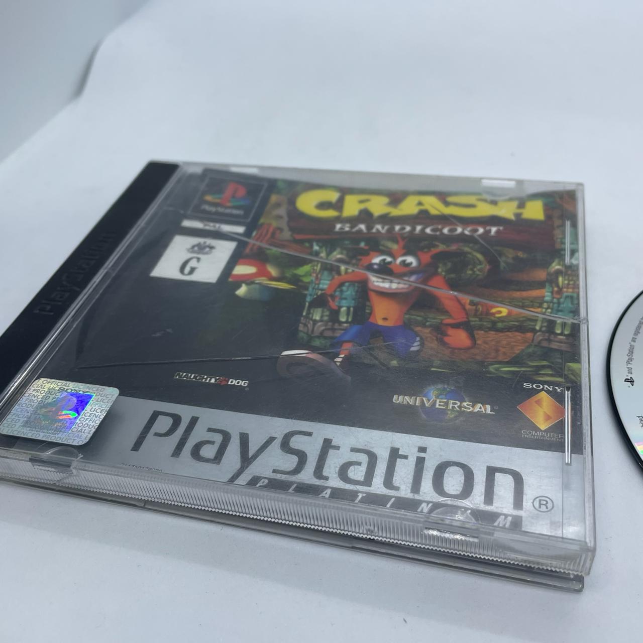 Original Crash Bandicoot PS1 Game for Playstation 1 - PAL Version - Classic Platformer Adventure for Retro Gaming & Collectors