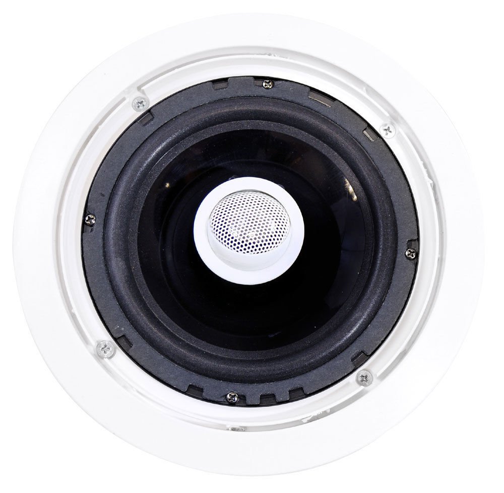 Pyle PDIC60 6.5 Inch 250 Watt 2-Way In-Wall/Ceiling Speakers (3 Pair) - Premium Home Audio System for Living Room, Bedroom & Home Theater Installation