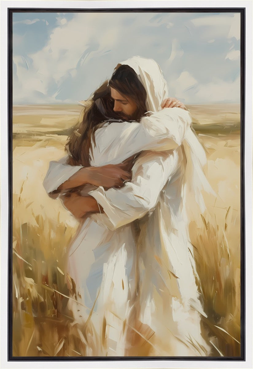 Arms of Mercy Gallery Wrap Canvas - Premium Handmade Wall Art for Home & Office Decor - Perfect for Living Room, Bedroom, and Gift Giving