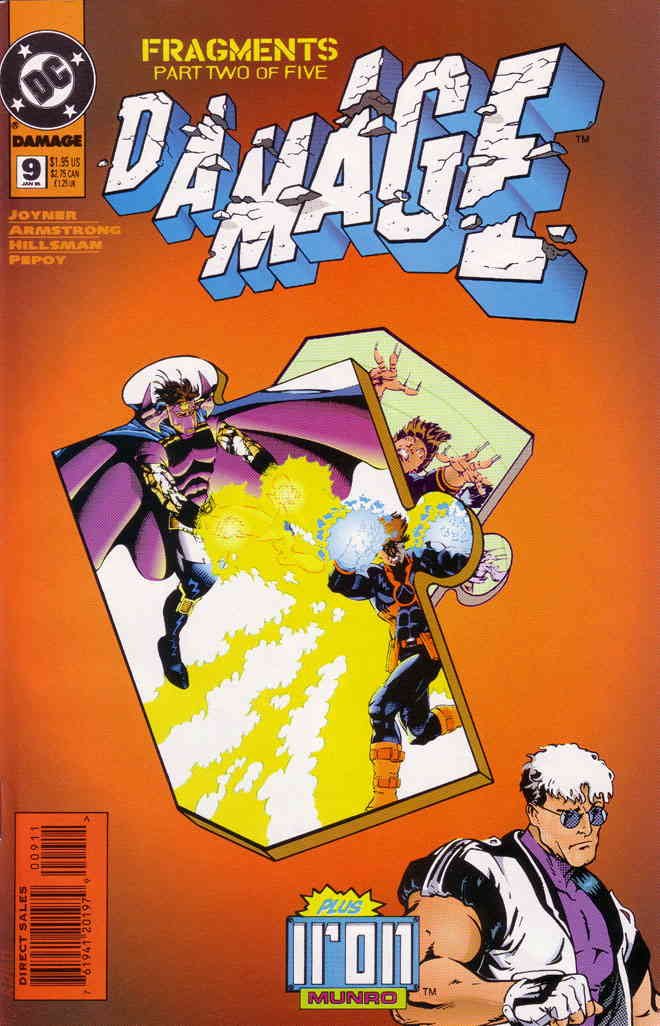 Damage #9 VF/NM DC Comic Book | Iron Munro - Rare Collectible for Superhero Fans & Comic Enthusiasts | Perfect for Display, Gifting, or Investment