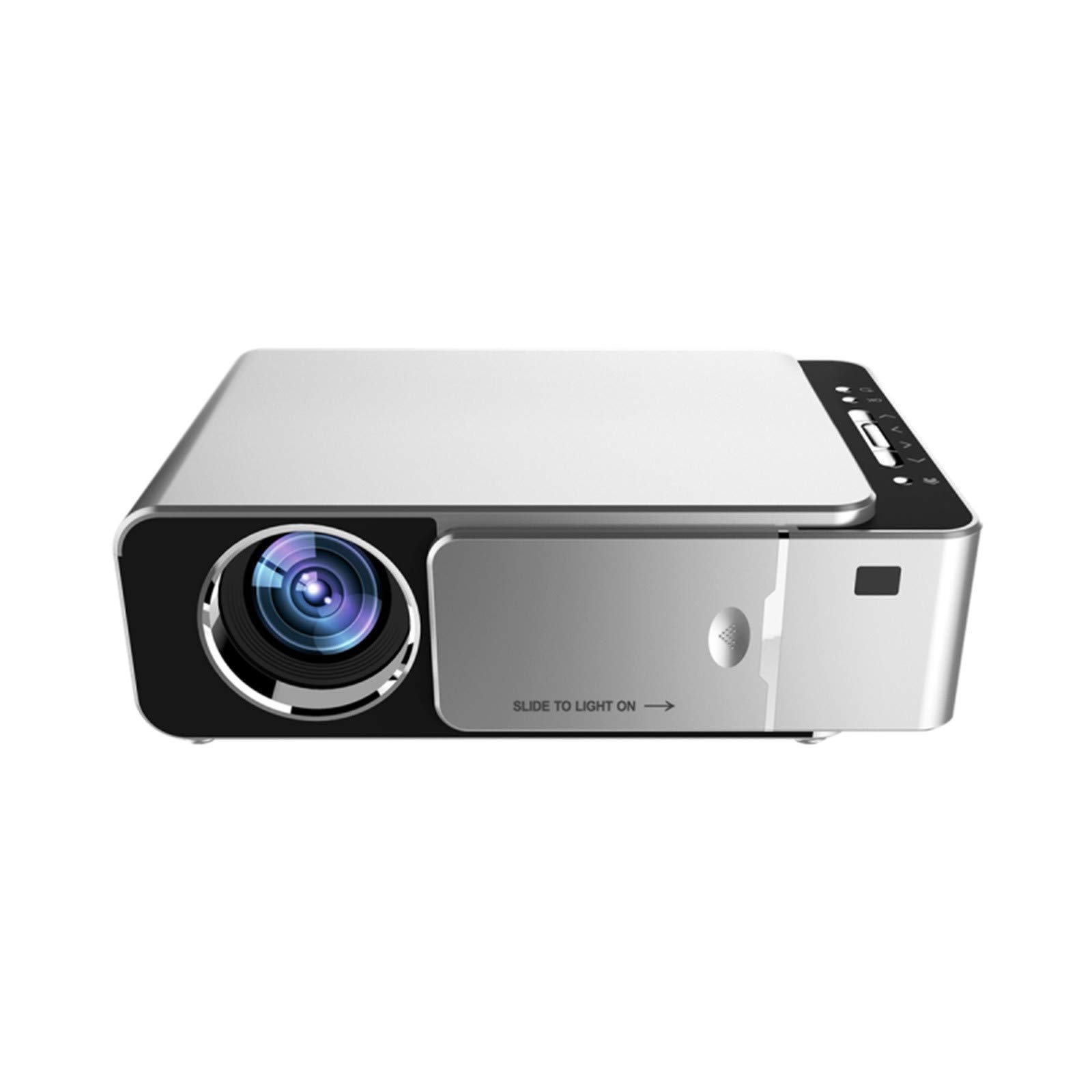 Dealovy T6 Full HD 1080P LED Video Projector with VGA, USB, HDMI - Smart Home Cinema Projector for Movies, Gaming & Outdoor Entertainment