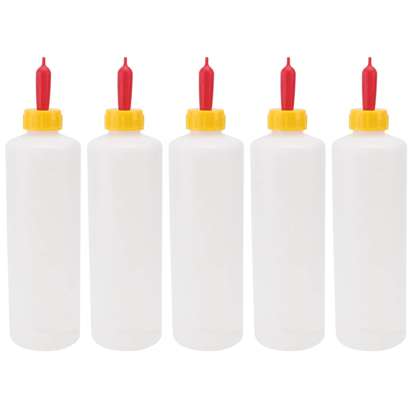 5 Sets 400ml Pet Nursing Bottles - Lamb Feeding Bottle, Puppy & Kitten Nurser, Goat Milk Bottle for Baby Animals - Assorted Colors - Ideal for Newborn Pets, Orphaned Animals & Farm Animal Care