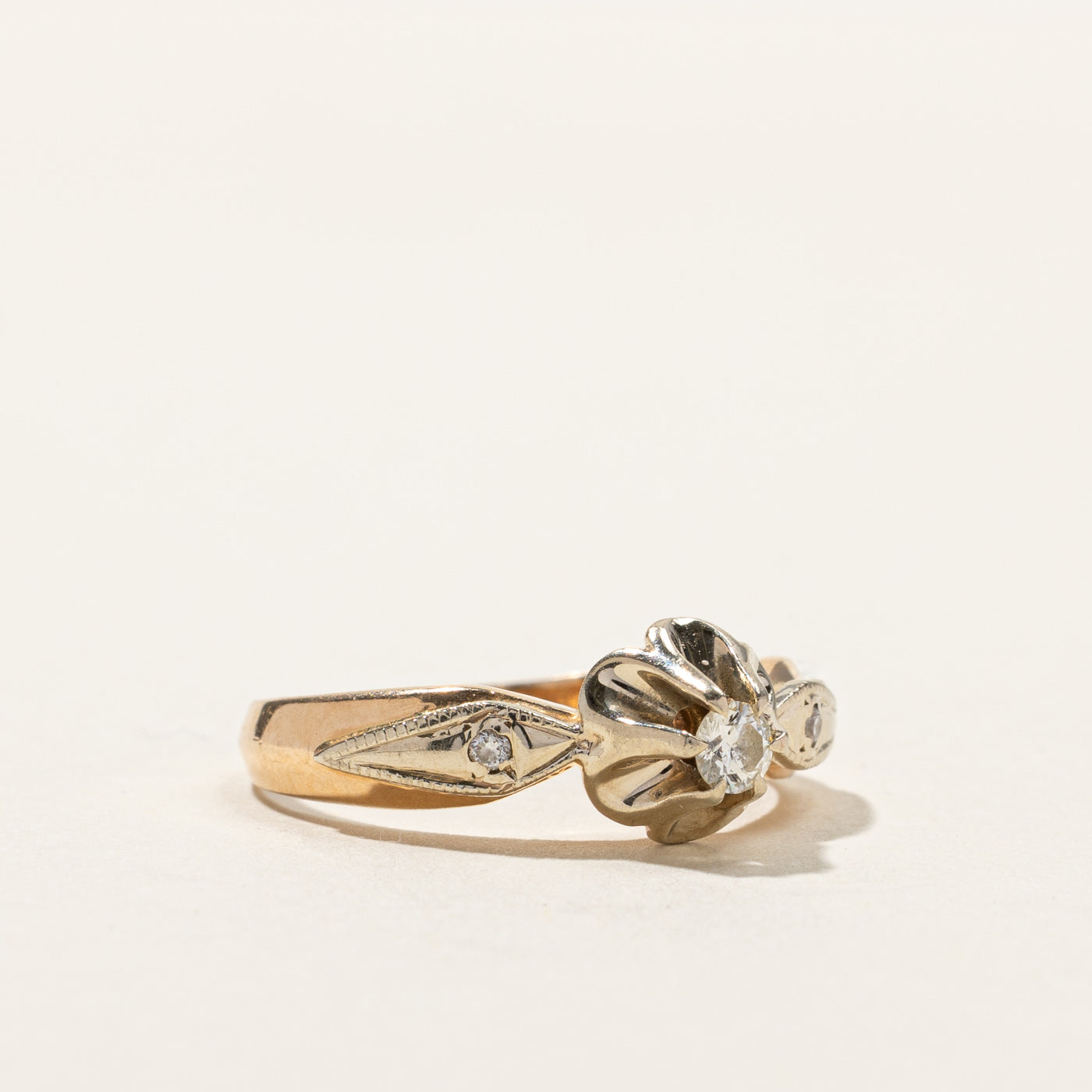 0.15ctw Diamond Claw Set Ring - Size 6.5 | Elegant Solitaire Engagement Ring for Women | Perfect for Proposals, Anniversaries & Special Occasions