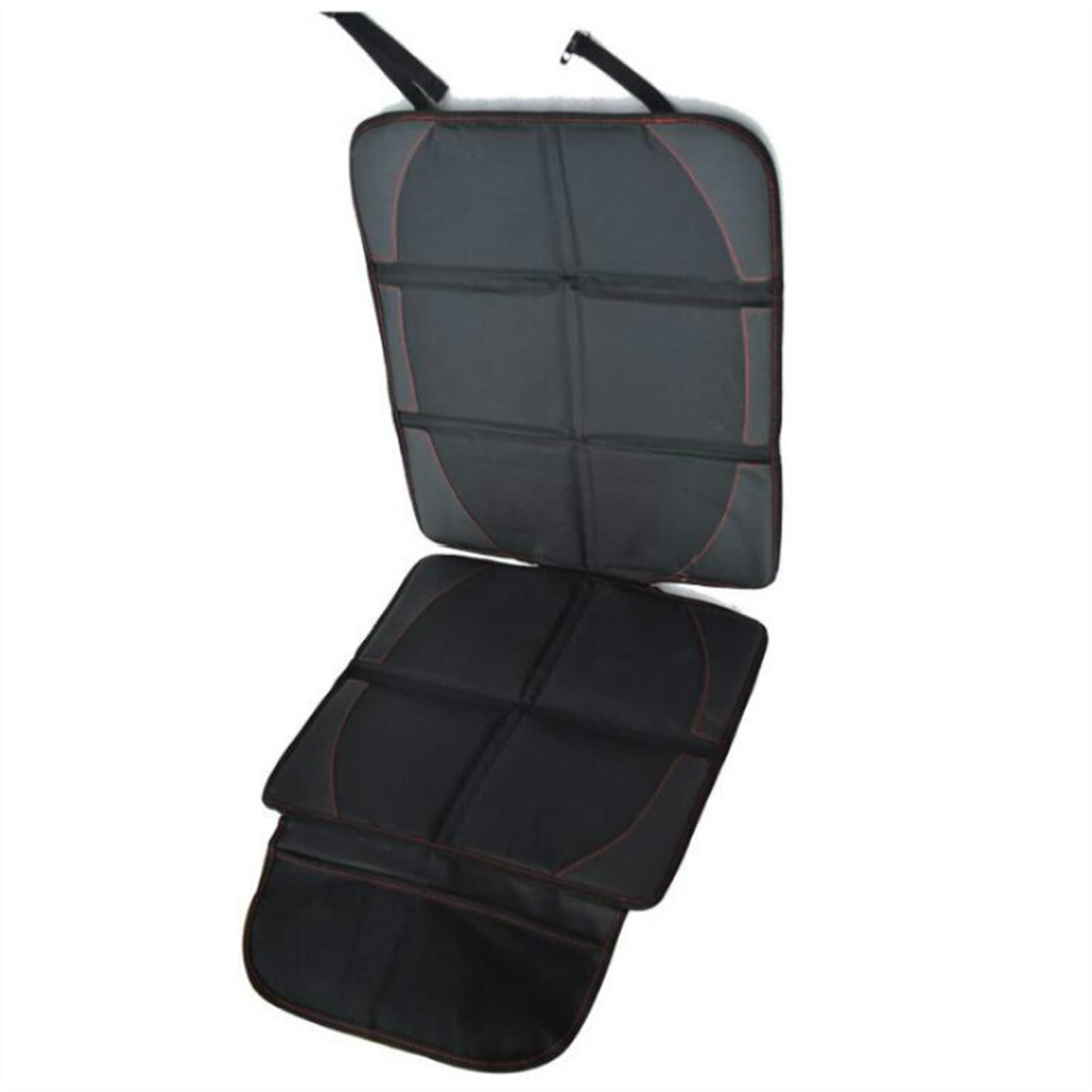 Premium PU Leather Car Seat Covers - Waterproof Oxford Fabric Car Protector Mats with Non-Slip Backing (48