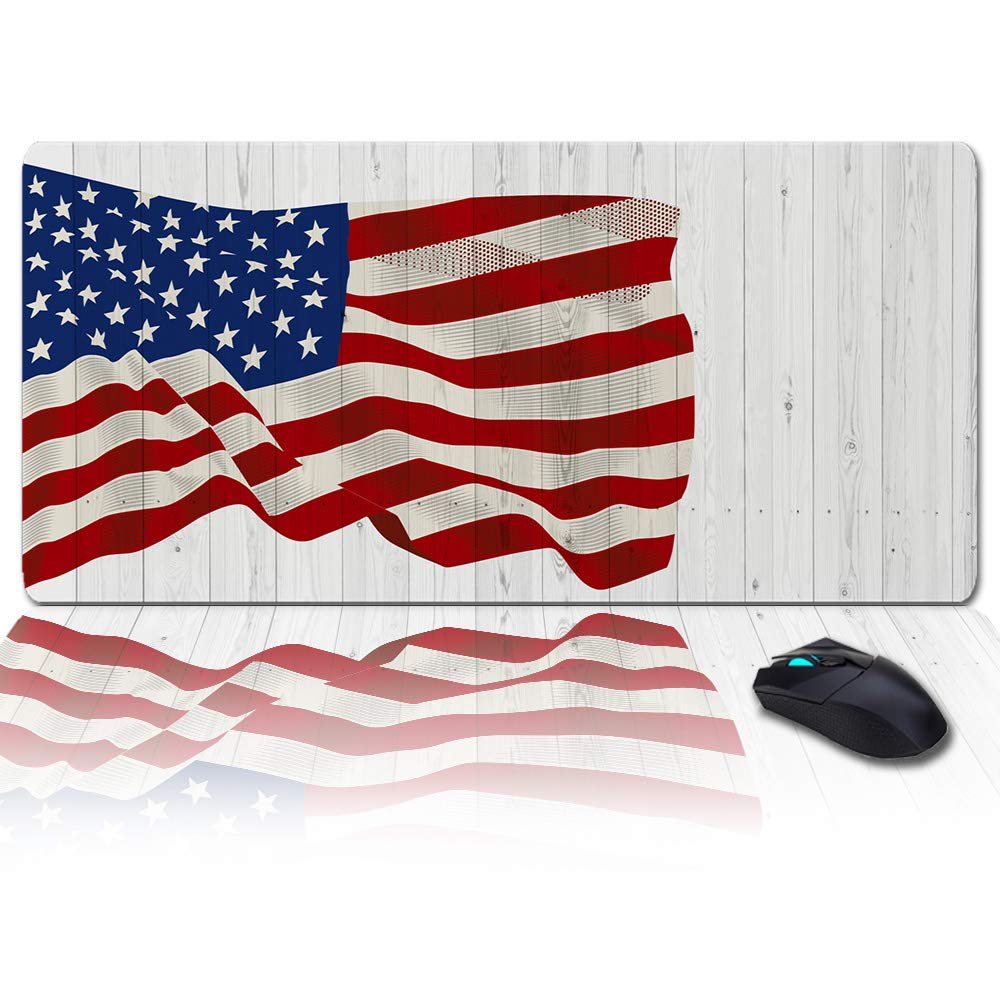 Non-Slip Rubber Base Mouse Pad - Large Gaming & Office Desk Mat for Computer & Laptop - Perfect for Work, Gaming, and Home Office Use