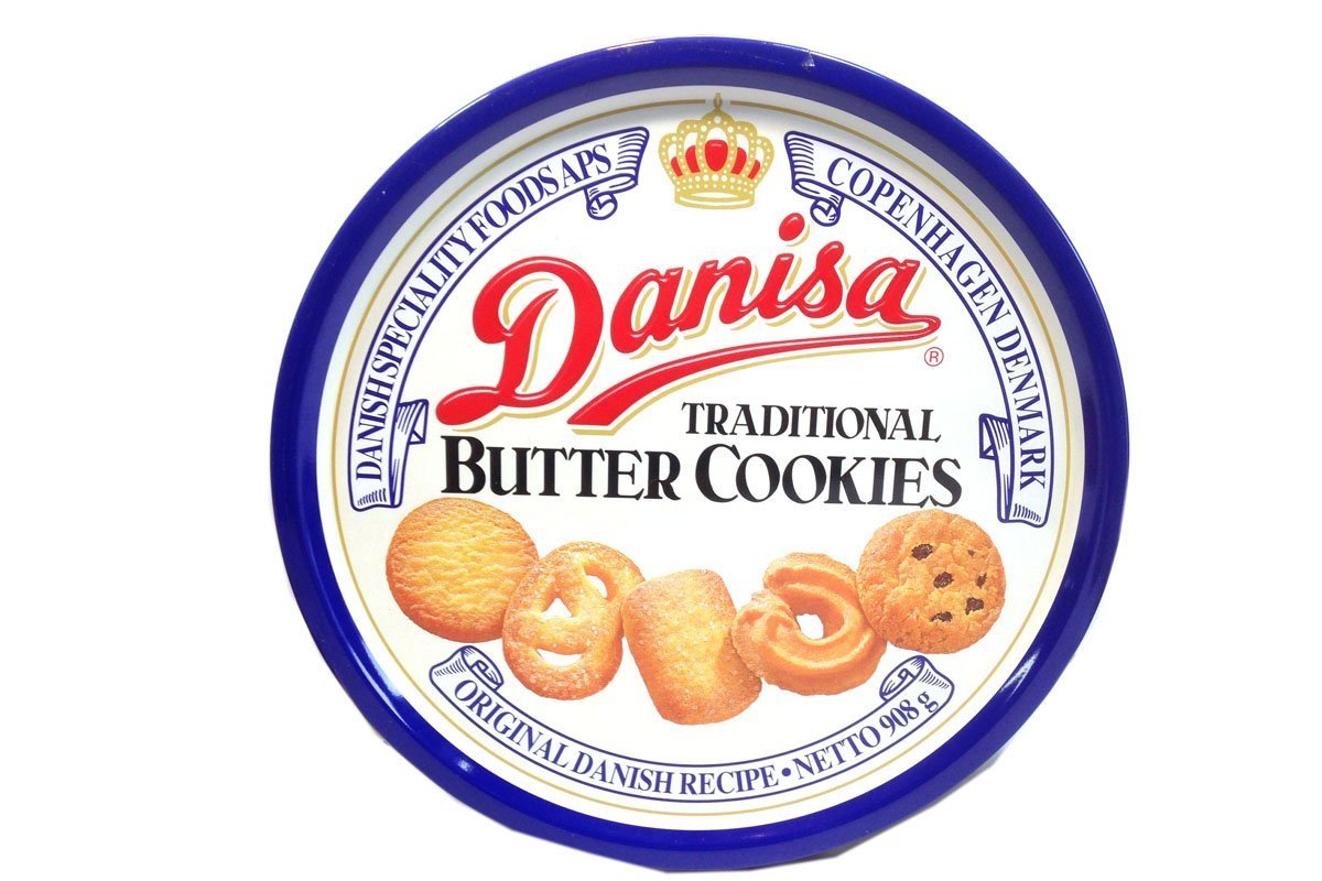 Danisa Traditional Butter Cookies 16oz (Pack of 12) - Premium Danish Butter Biscuits for Gifting, Tea Time & Holiday Celebrations
