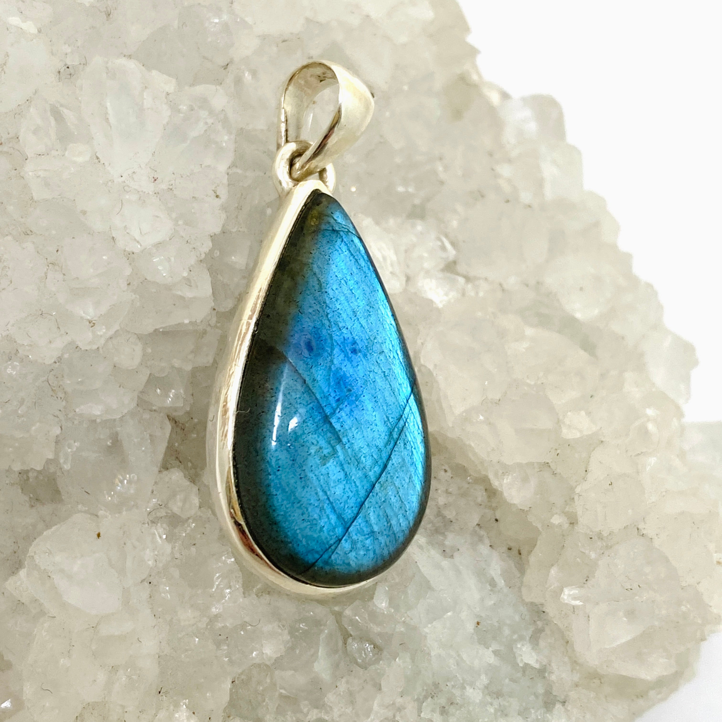 Natural Labradorite Teardrop Cabochon Pendant - Handmade Gemstone Jewelry PPGJ1051 for Women, Gift for Her, Spiritual Healing & Energy Protection | Perfect for Meditation, Yoga & Everyday Wear