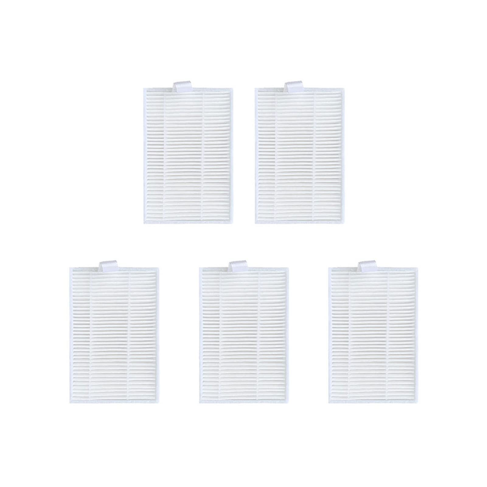 Replacement Side Brush & HEPA Filter Set Compatible with ABIR X5/X6/X8 & IBoto Smart Aqua C820W Robot Vacuum - Spare Parts for Floor Cleaning (Set A) | Perfect for Home, Office & Pet Hair Removal