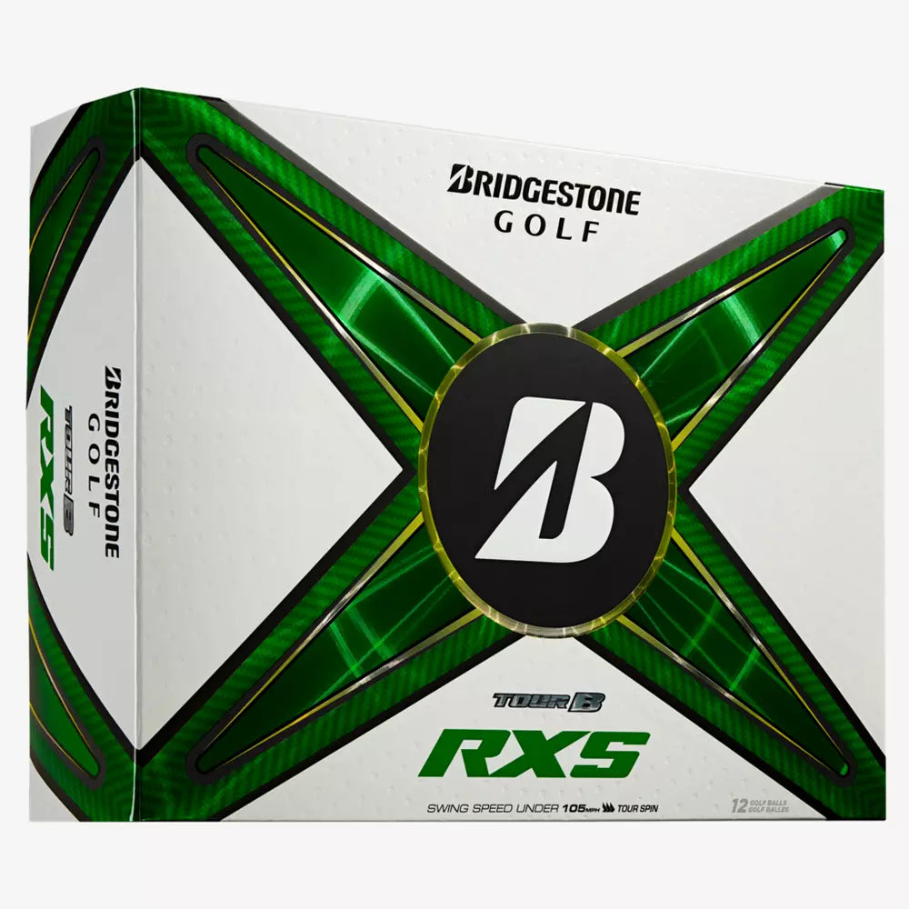 Premium Bridgestone Tour B RXS 2024 Golf Balls - High Performance for Low Spin & Soft Feel - Perfect for Mid-Handicap Golfers on the Course