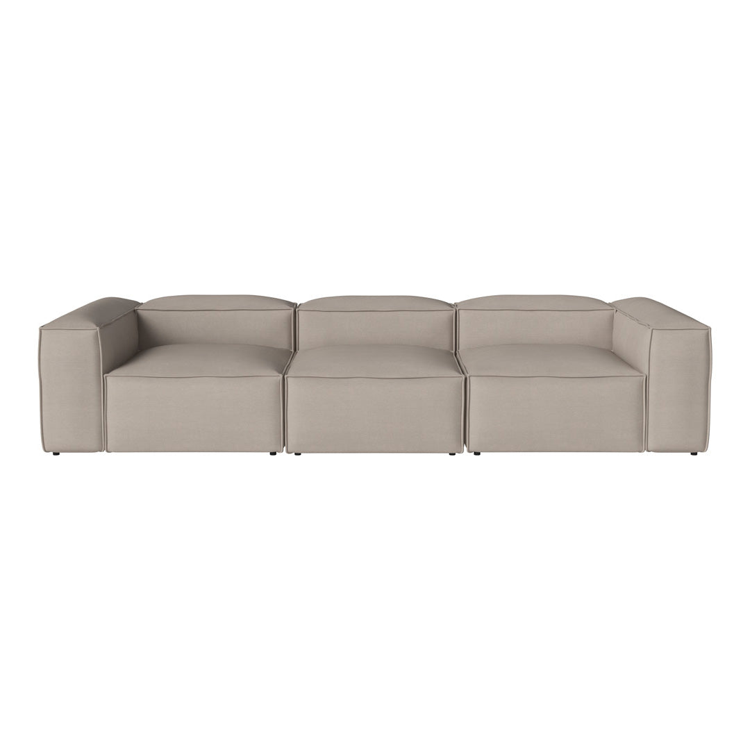 Cosima 3-Seater Sofa - Modern Living Room Couch for Small Spaces | Comfortable Fabric Sectional Sofa for Apartments & Home Decor