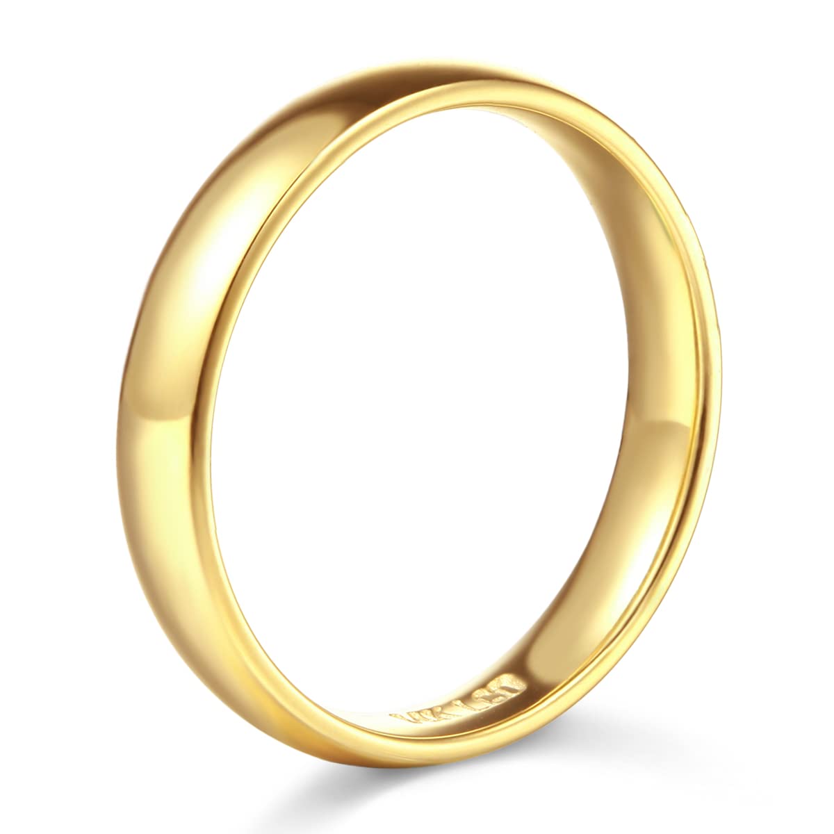 14K Solid Gold Wedding Bands for Women & Men - Classic Comfort Fit Rings for Engagement, Anniversary & Couple Jewelry - Perfect Gift for Brides, Grooms & Partners