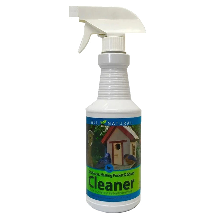 Organic Birdhouse & Nesting Pocket Spray Cleaner - Safe for Birds & Environment | Perfect for Cleaning Birdhouses, Nesting Boxes & Outdoor Bird Feeders